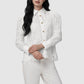 Nagita Embroidery Shirt - White