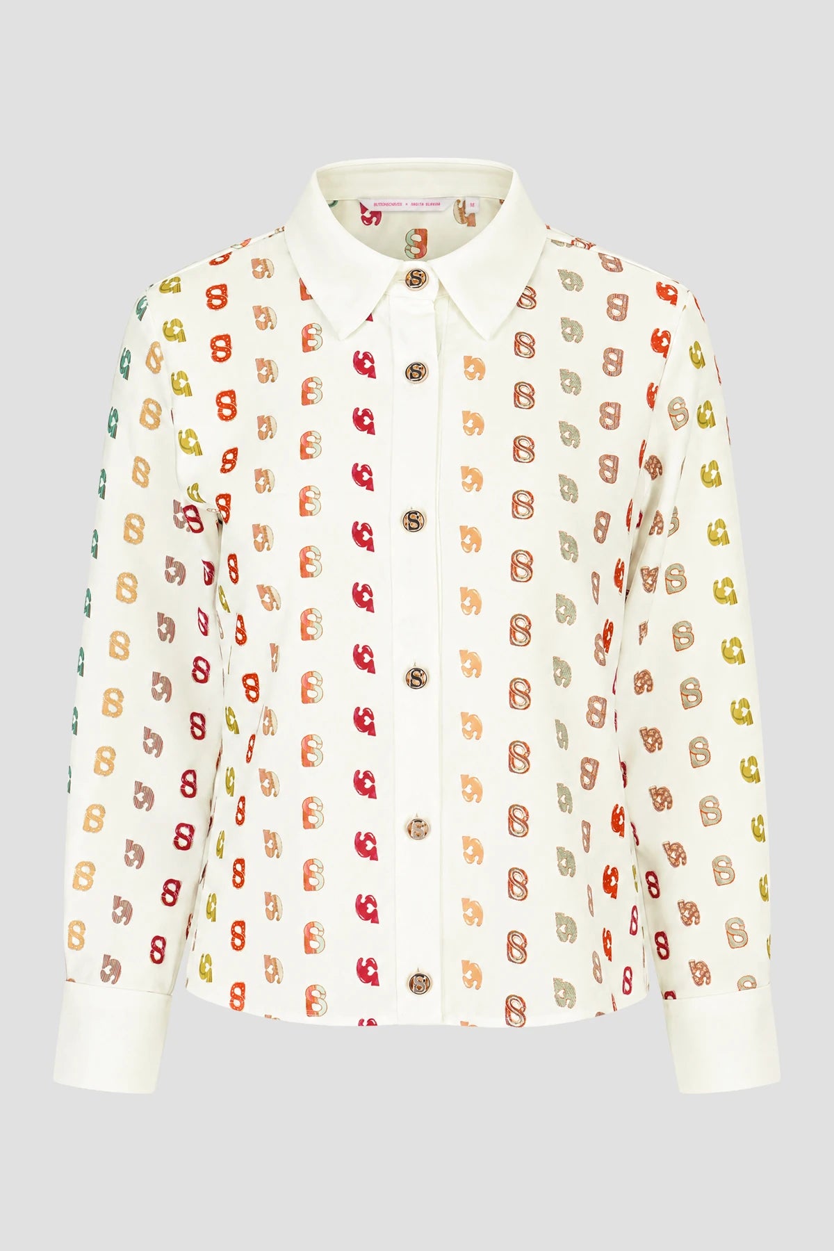 Nagita Crop Shirt - White