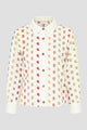 Nagita Crop Shirt - White