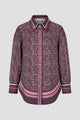 Nagita Oversized Shirt - Burgundy