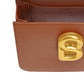 Audrey Chain Leather Bag Small - Caramel