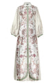 Chinoiserie Maxi Dress - Olive
