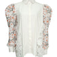 Claire Embroidery Shirt - White