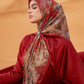 Dune Jacquard Voile - Crimson
