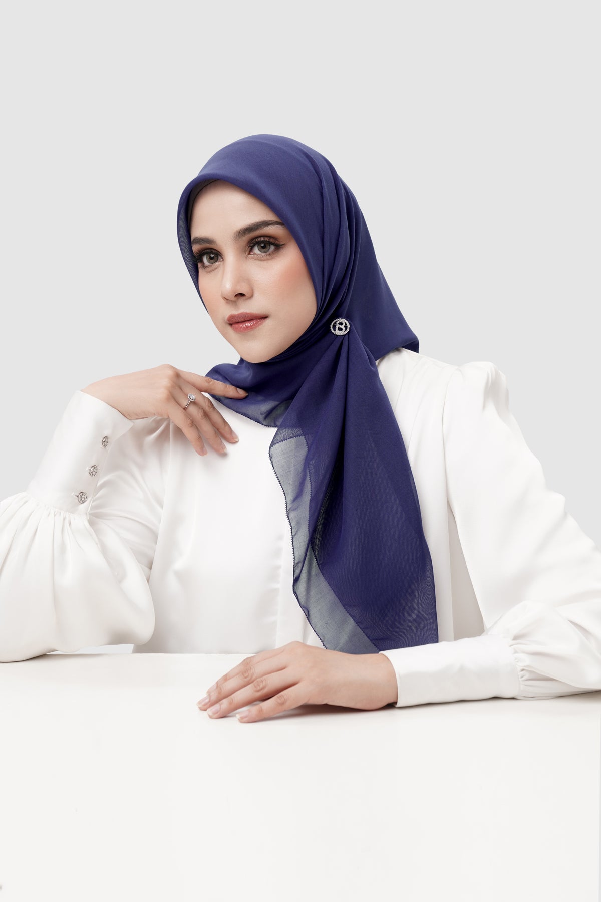 Everyday Scarf - Blue Ribbon