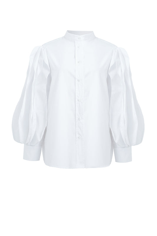 Shirt Statement Sleeve - White