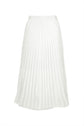 Serena Pleats Skirt - White