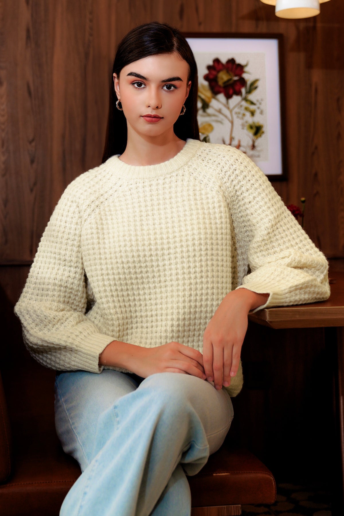 Willow Knit Sweater - White