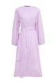 Poplin Midi Dress - Lavender