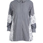 Dania Embroidered Shirt - Grey