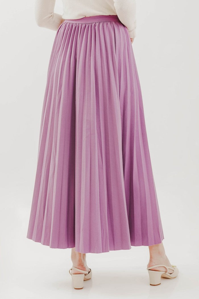 Dear Pleats Skirt - Purple
