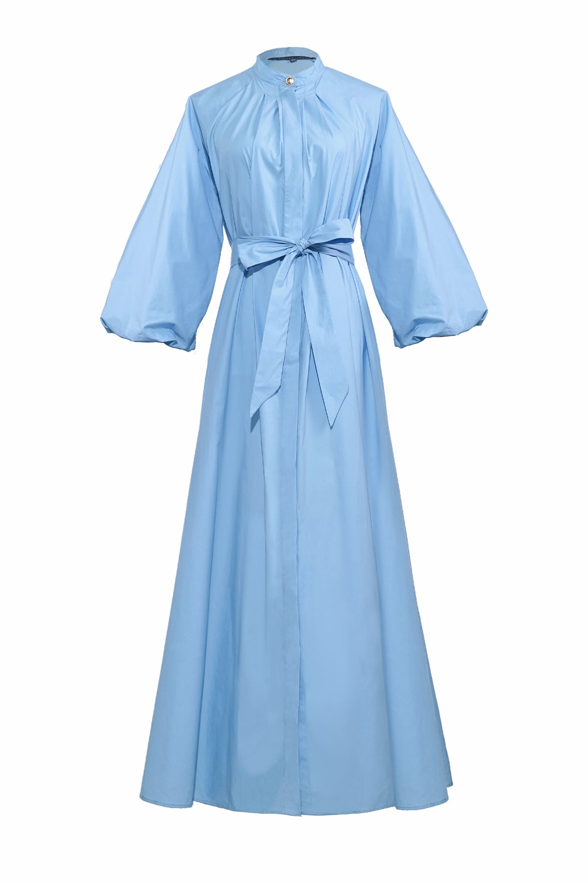 Disty Shirt Dress - Soft Blue