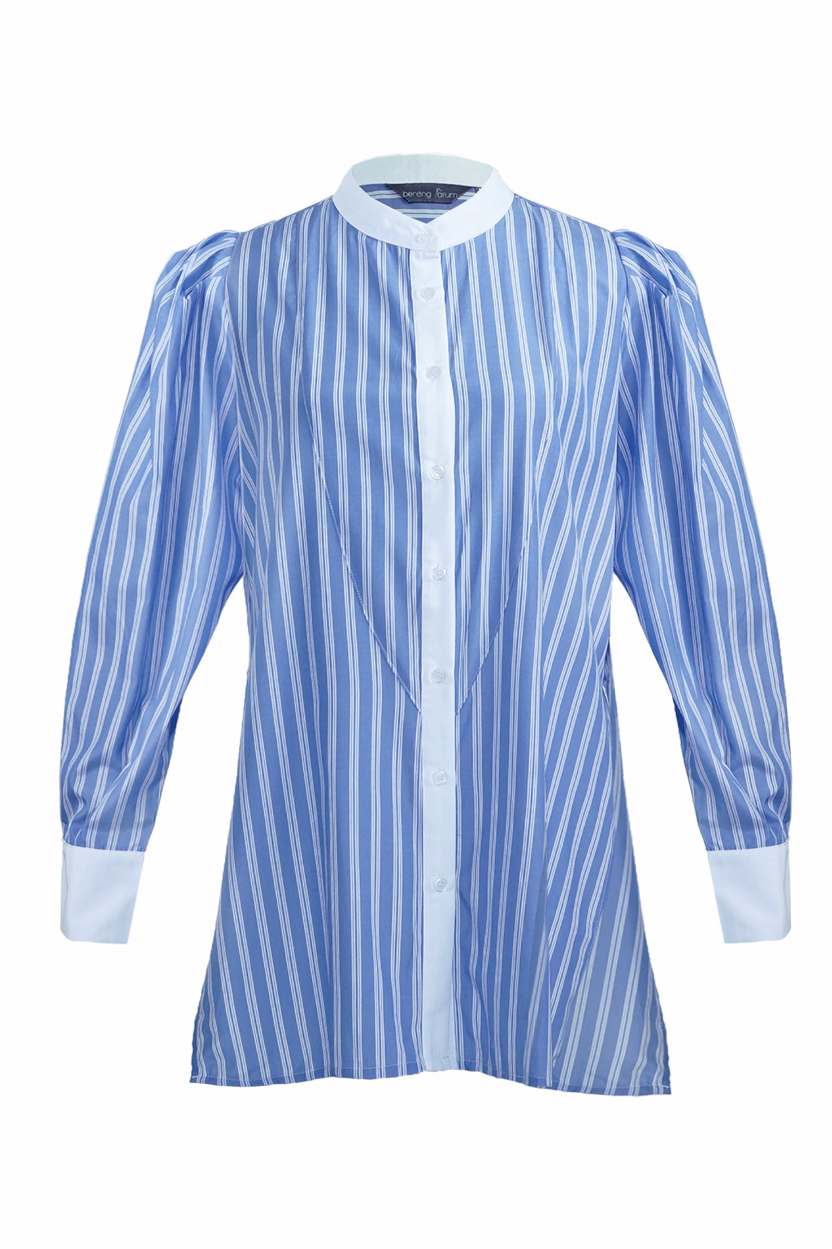 Double Striped Shirt - Ocean Blue