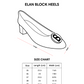 Elan Block Heels - Beige