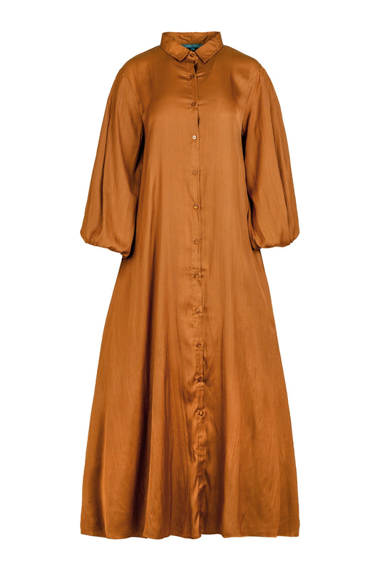Elyza Shirt Dress - Almond