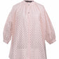 Embroidery Floral Shirt - Baby Pink