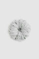 Everyday Twill Scrunchie - Grey