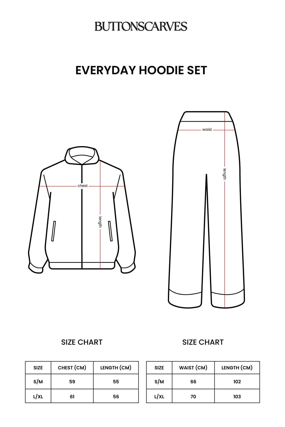 Everyday Hoodie Set - Beige