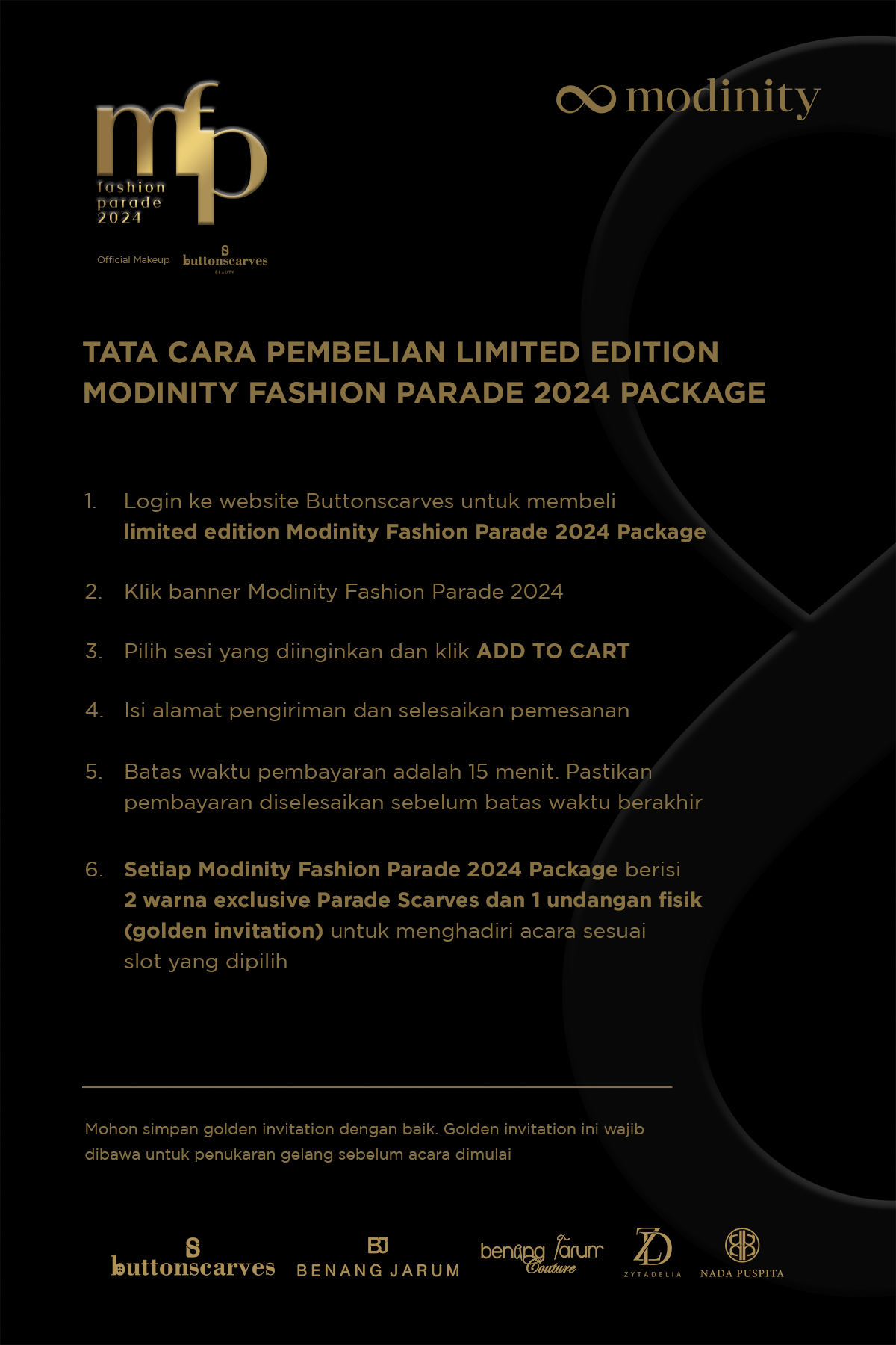 Modinity Fashion Parade Package - Session 2