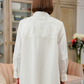 Floera Lace Shirt - White