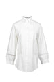 Geometric Embroidery Shirt - White