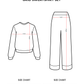 Grid Sweatshirt Set - Ivory