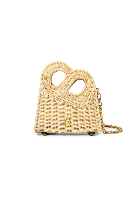 Hold Me Rattan Bag Small - Black