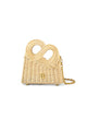 Hold Me Rattan Bag Medium White – Buttonscarves - Main Image