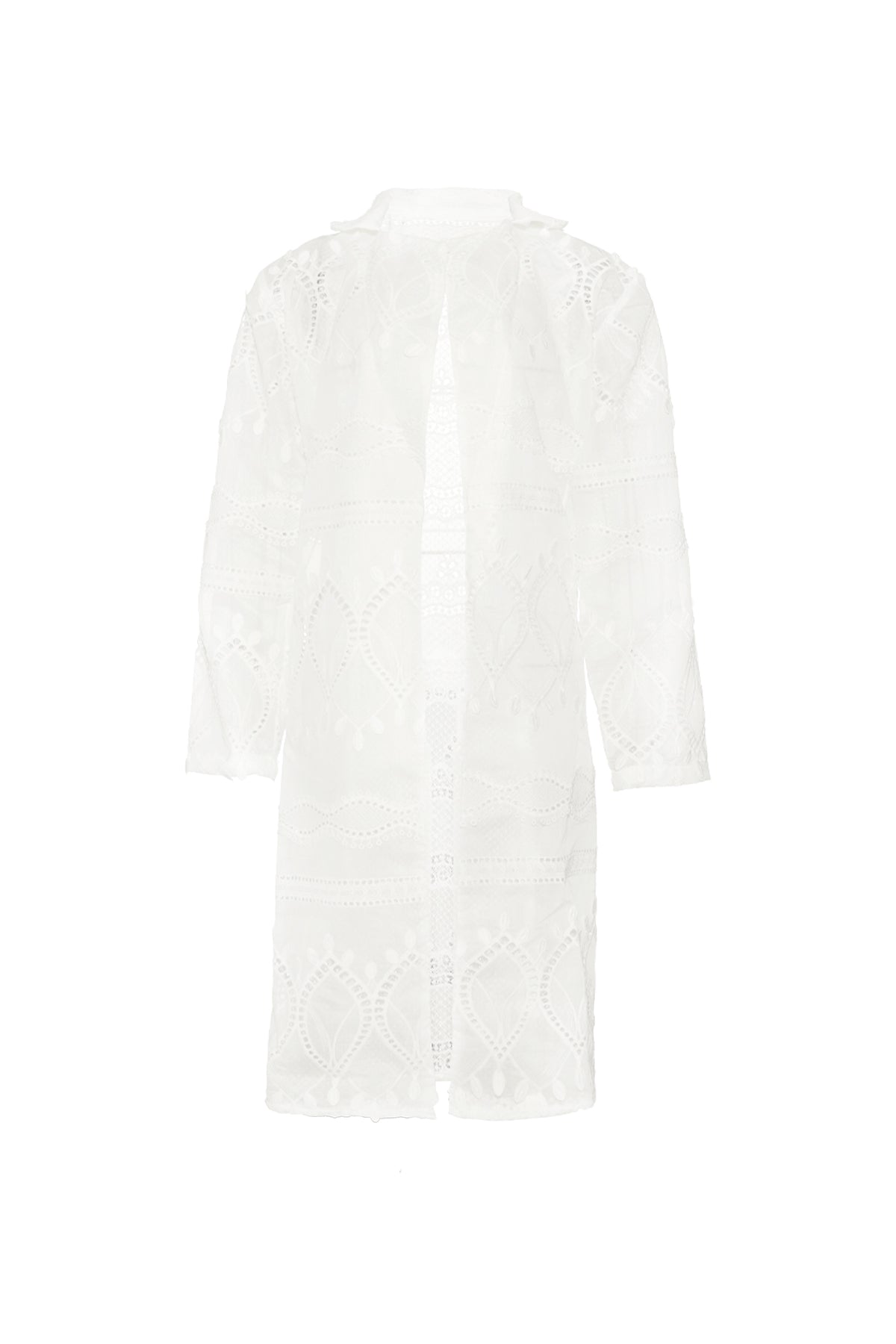 Ivy Embroidery Outer - White