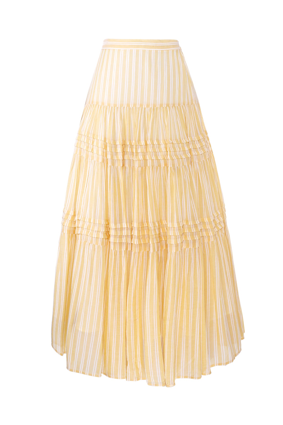 Jenia Striped Skirt - Yellow