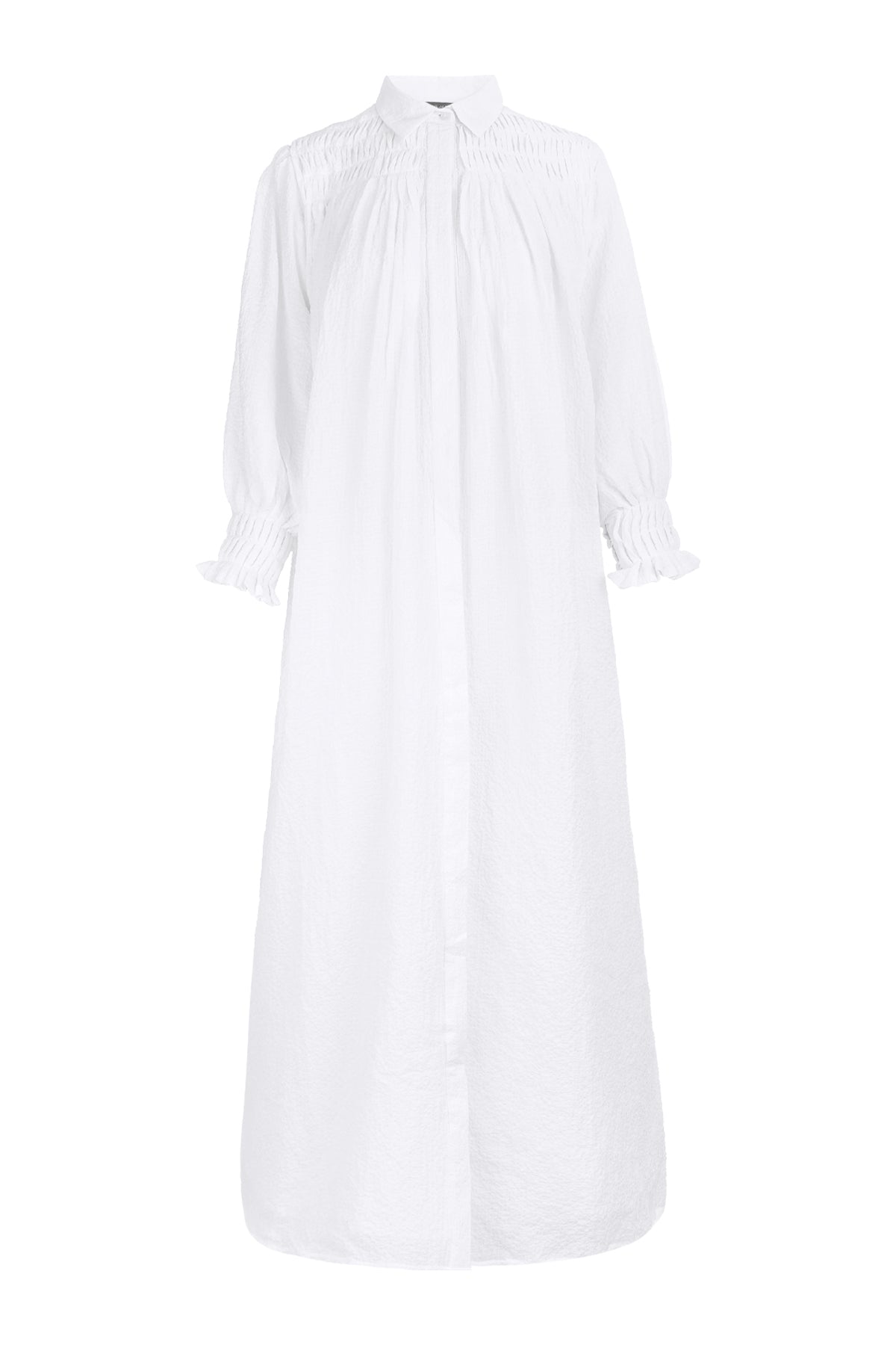 Keira Smock Dress - White