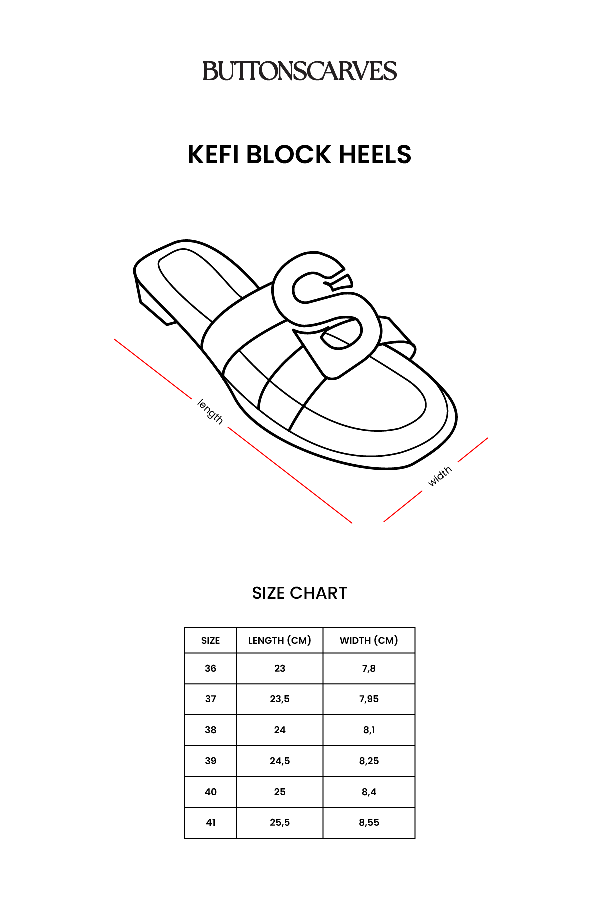 Kefi Block Heels - White