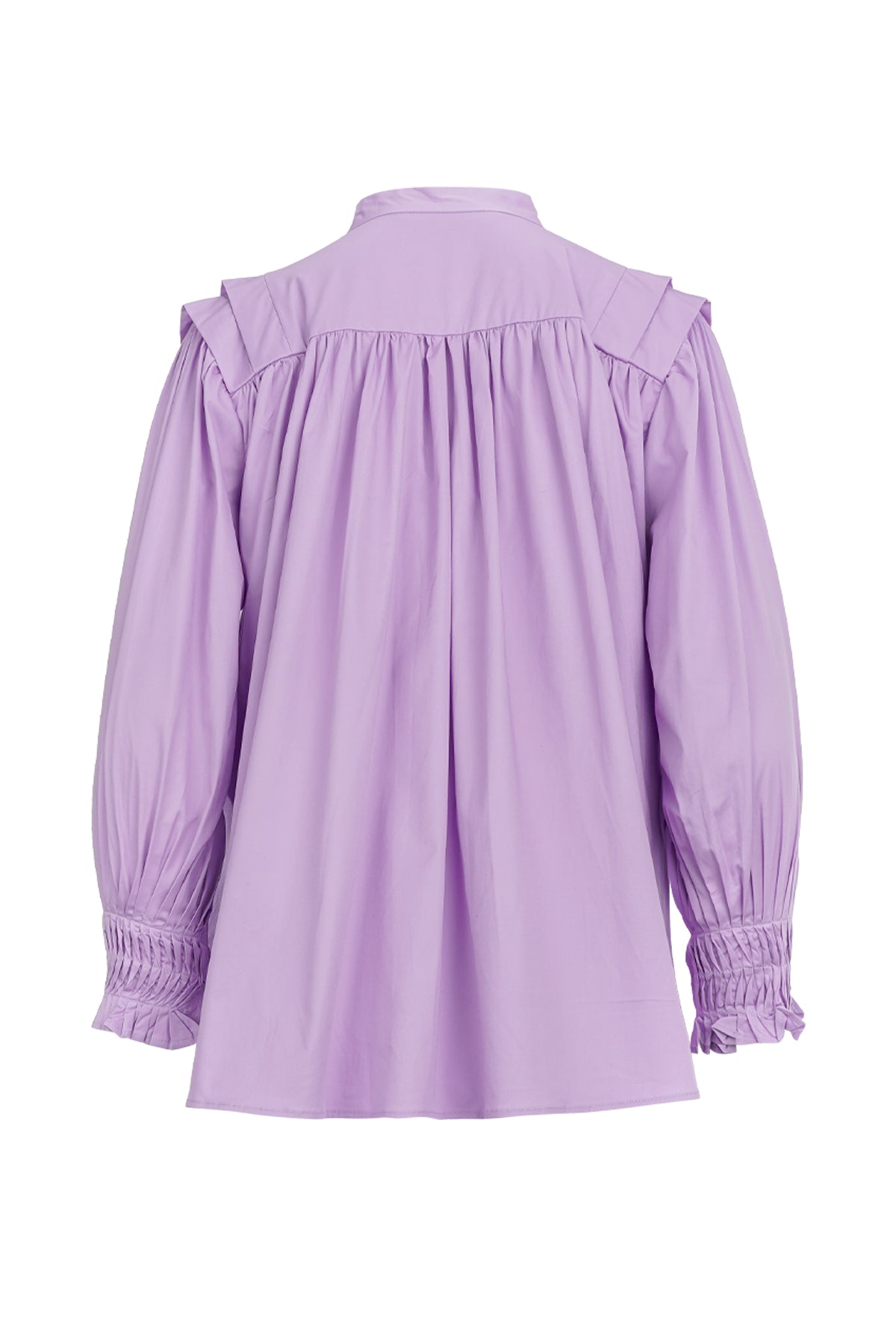 Kessa Pleated Shirt - Lilac