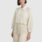 Louisa Embroidery Shirt - Ivory