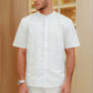 Ilyas Embroidery Shirt - White