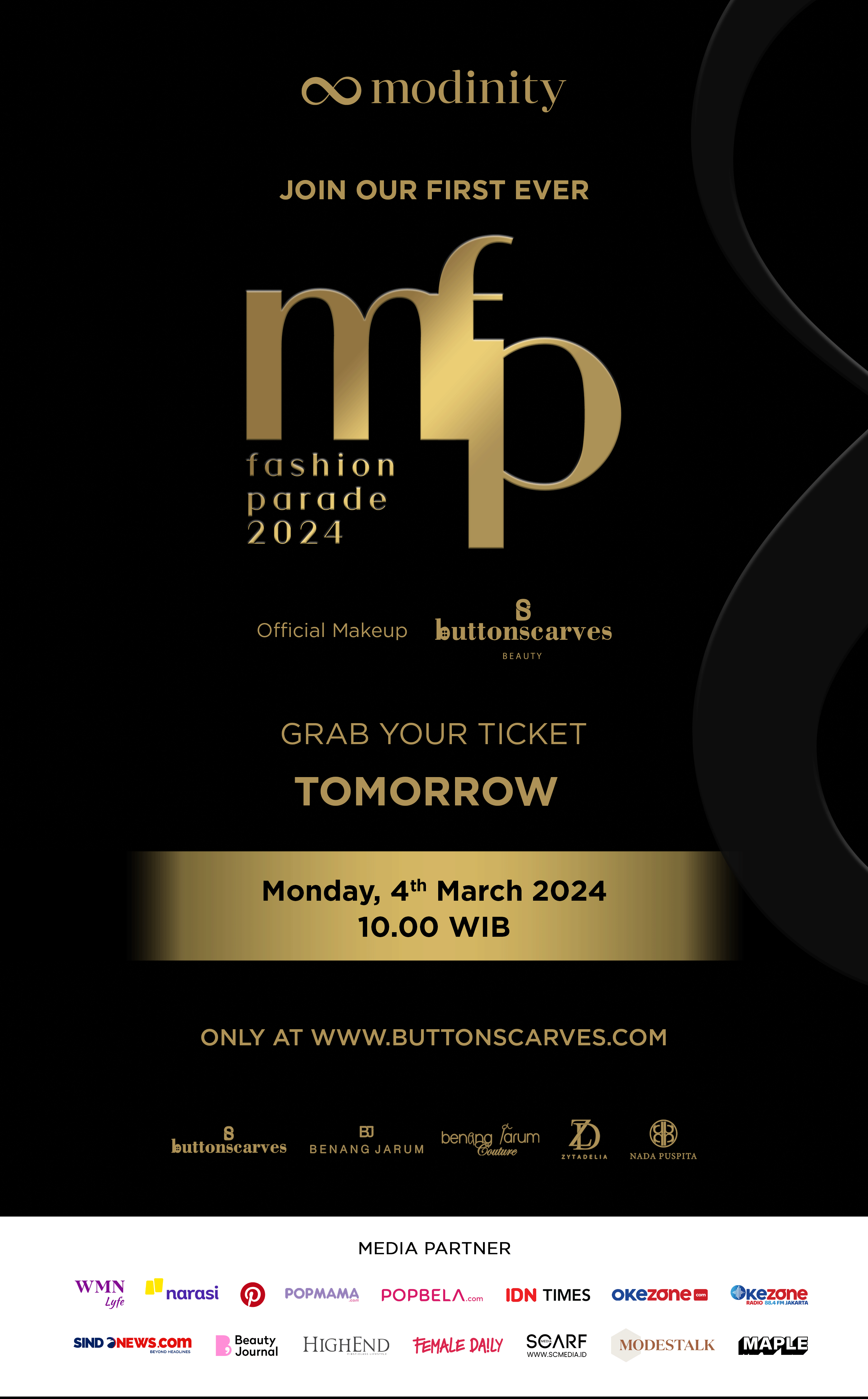 Teaser Modinity Fashion Parade 2024 – Buttonscarves