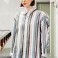 Moza Oversized Shirt - Multicolor