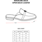 Madeline Deux Open Back Loafer - Black