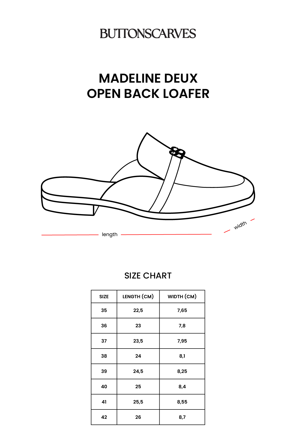 Madeline Deux Open Back Loafer - Black