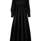 Masha Pleated Dress - Black