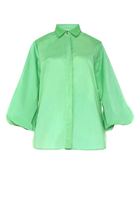 Memora Puffy Shirt - Green