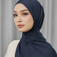 Tapis Satin Jacquard Shawl - Navy Blazer
