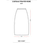 Nagita Capsule Prayer Robe - True White