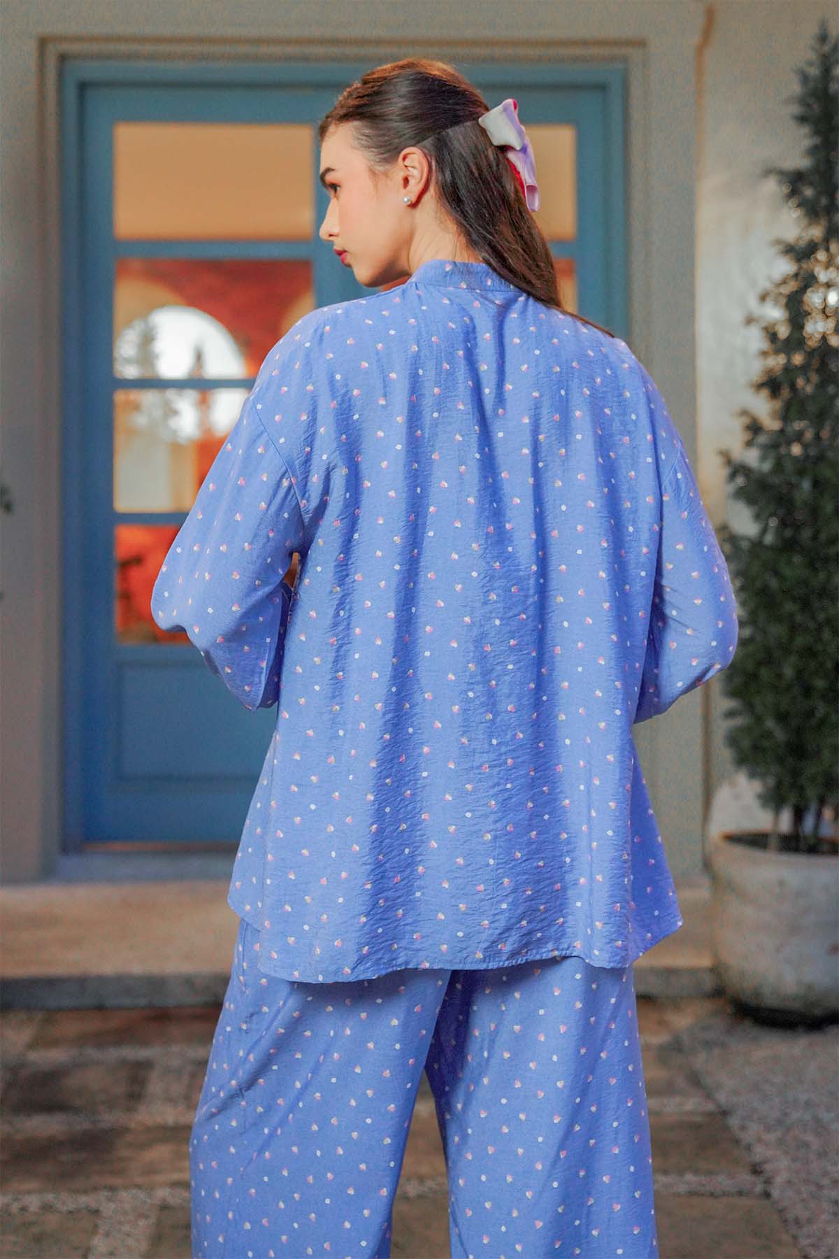 Nyra Pajamas Set - Blue