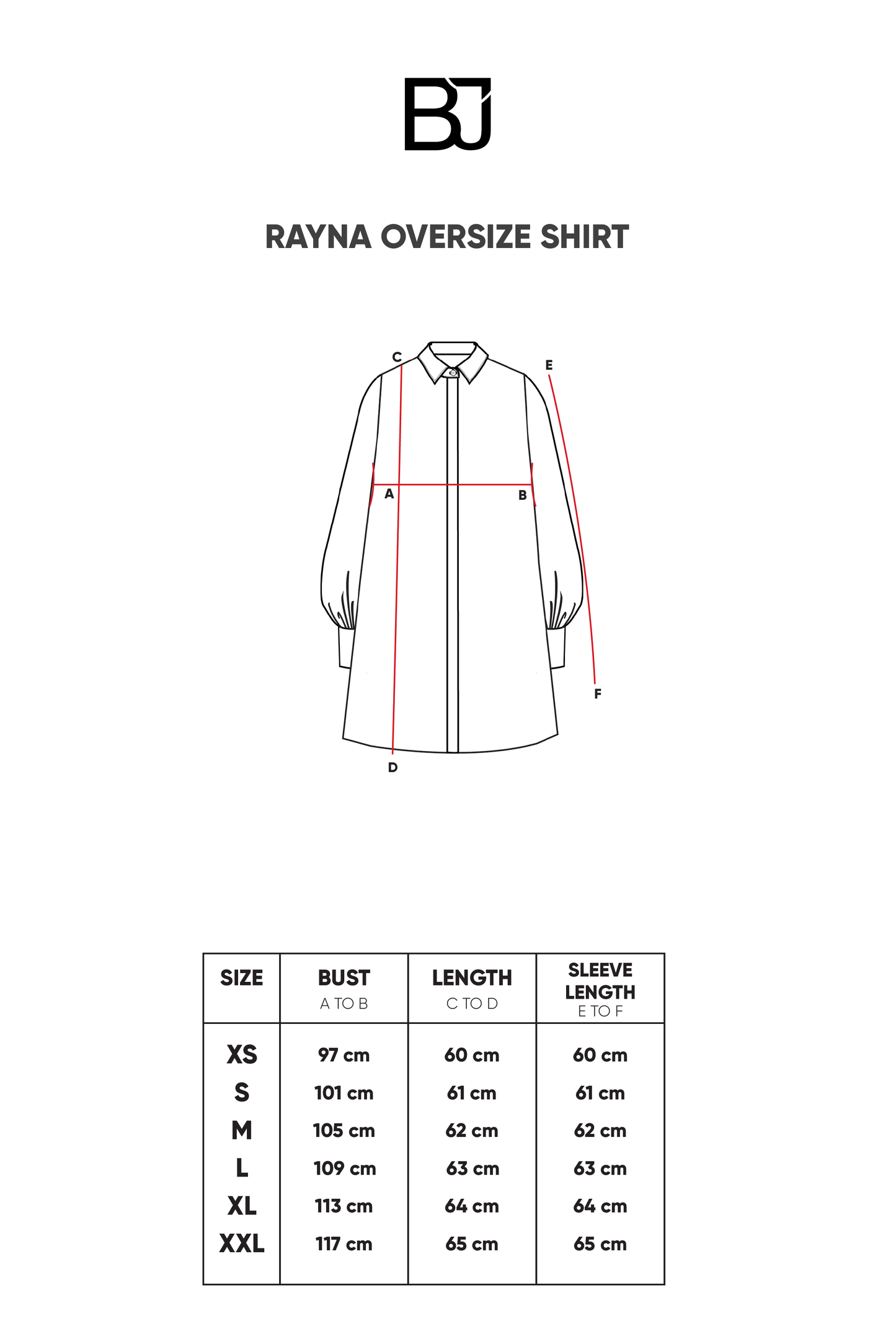 Rayna Oversize Shirt - Black