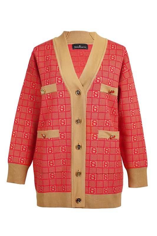 Plaid Outer - Red