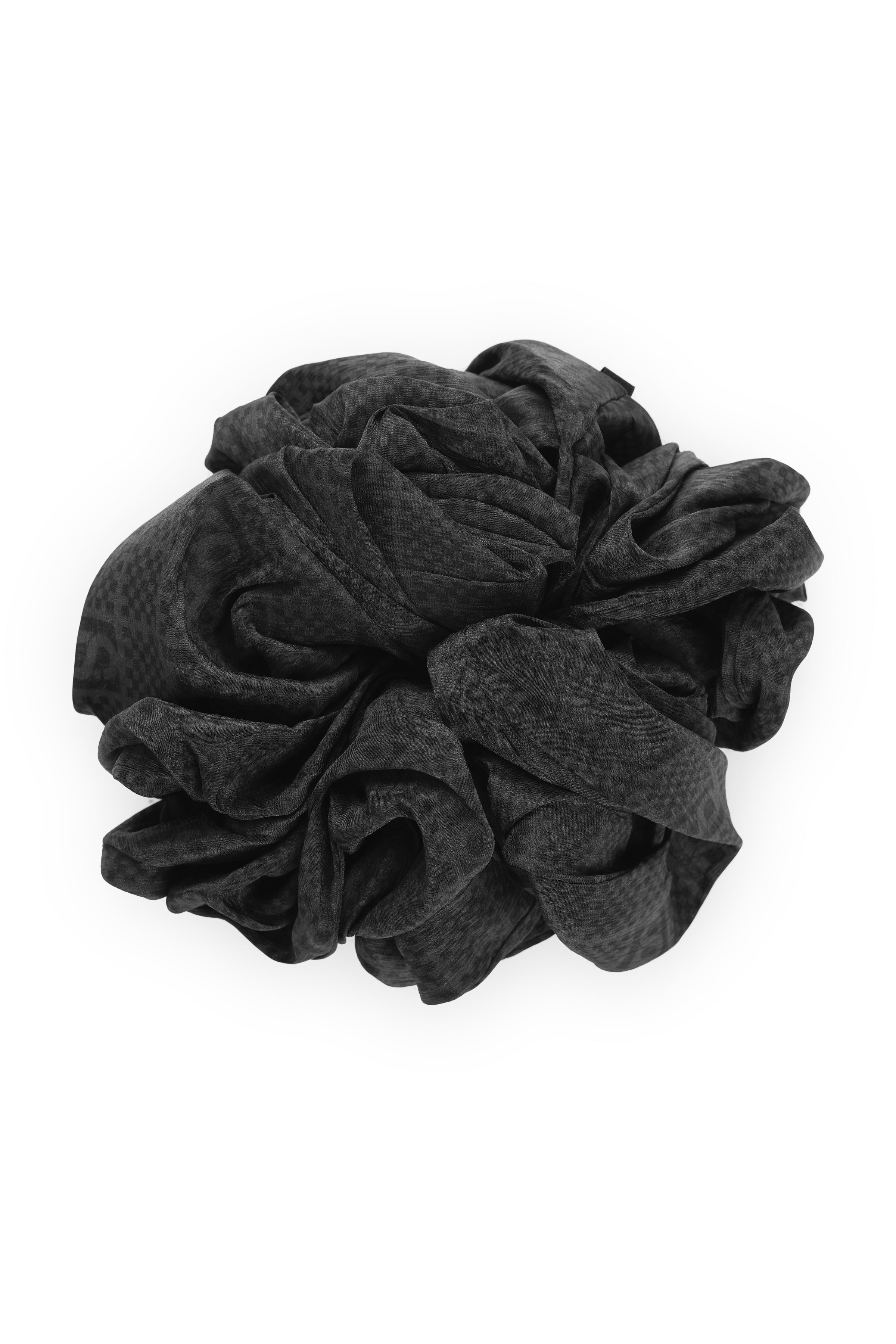 Plaid Scrunchie - Black – Buttonscarves