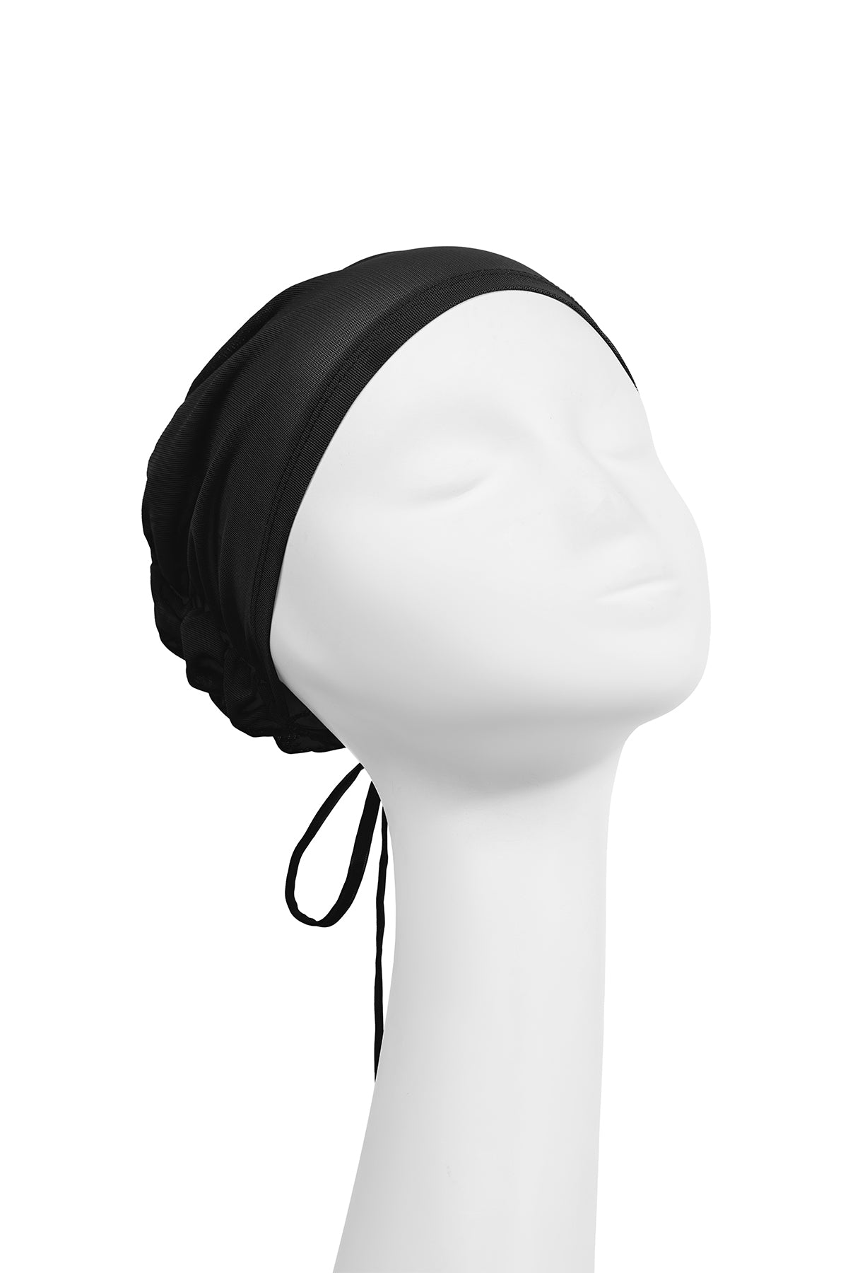 Pleated Back Inner Cap - Black – Buttonscarves