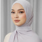 Tapis Satin Jacquard Shawl - Raindrops