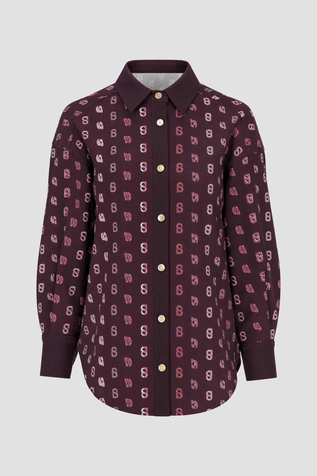 Nagita Shirt - Burgundy